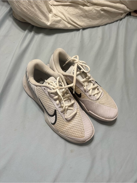 Nike Shoes - Nike Women’s White Athletic Sneakers with Black Swoosh Accent